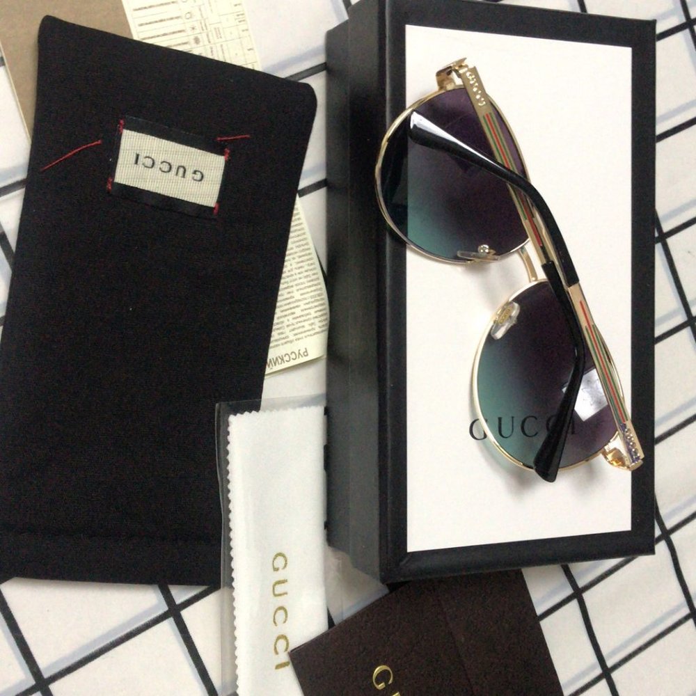Women's sunglasses gradient gucci - Picture 7 of 7